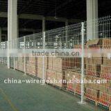 White PVC Coated Fence Panels and Post