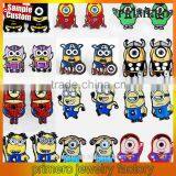 Cartoon Despicable Me Earrings Piercing Ear Stud Batman SpiderMan Iron Man