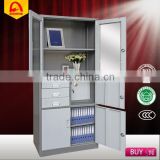 advanced stainless steel file cabinet with safe box