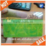 PVC Plastic Transparent Card Membership