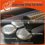 3K UD Carbon Caps for Bicycle Handlebar End 20.0mm