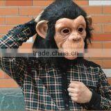 Animal Cosplay Monkey Mask Scary Adult Latex Mask Halloween Party Mask thumbnail-2