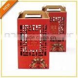 Die Cut Windown Brown Kraft Handle Box thumbnail-1