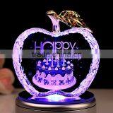 Crystal LED Apple Crystal Apple Wedding Favors thumbnail-3