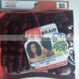 2X Bounce Twist Crochet Wand Curl Braid Hair Extensions Afro Kinky Synthetic Braiding Hair Jumbo Crochet Twist Box Braids Hair thumbnail-2