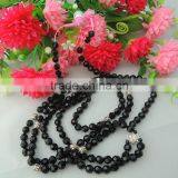 Uneed Beaded Necklaces Headphones-In Ear Style Diamond Pearl Bead thumbnail-2