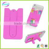 silicone phone wallet with stand