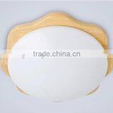 LED Wood Lamp, Natural Wood Ceiling Lamp, Flower Frame Shape, Japanese Ceiling Lamp
