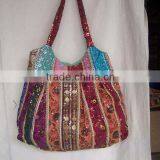 Hippie Boho Ethnic India Handicraft Sling Shoulder Bag,Tribal Bohemian Shoulder Bags,bohemian Style Fashion Women's Shoulder Bag thumbnail-1