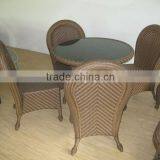 Outdoor Plastic Table and Chairs thumbnail-1