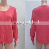 Lady's O-neck Cardigen thumbnail-1