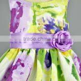 Wholesale Latest Modern Baby Girls Dresses Cute Western Children Kid Dress Royal Blue Sleeveless Tutu Summer Party Wear 2016 thumbnail-5