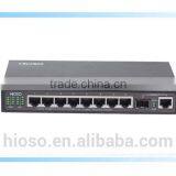 8 Ports 1000M Gigabit Power Over Ethernet PoE Ethernet Switch