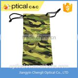 4C Full Color Printing Double Drawstring Microfiber Cell Phone Pouches