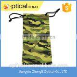 4C Full Color Printing Double Drawstring Microfiber Cell Phone Pouches