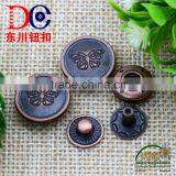 Wholesale Button With Coat Fastener Fabric Covered Snap Button for Clothing