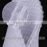 100% polyester artificial silk sandwich air mesh fabric used sport shoes
