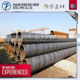 carbon black ERW spiral steel pipe price per ton