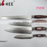 4 Pcs Damascus Knife Set