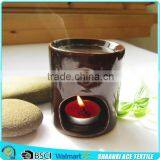 Personalized brown color glazed Fragrance Oil Burner for relax