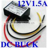 dc dc 48v to 12v 1.5a Step Down Power Converter Buck 15-58V to 12v Voltage Regulator Power Supply Module Waterproof 18W