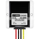 DC to DC 12V 24V to 24V 5A 120W Voltage Regulator Auto Recovery Boost and Buck Power Converter Module IP67 Waterproof