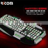 3 Colors LED Backlight Computer Keyboard USB Wired Professional Laptop Gaming Keyboard--LK617--Shenzhen Ricom thumbnail-2