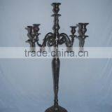 Candelabra With Flower Bowl,5 Light Silver Candelabra,candelabra With Flower Bowl Crystal