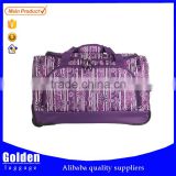 2015 alibaba china flower design trolley bag case good quality best seller travel bag