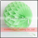 Green 10" Tissue Paper Honeycombs Hanging Wedding Party Decorations thumbnail-1