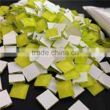 Best Selling Opaque Lemon Yellow Color Square Shape Decorative Crystal Stone for Fashion Bag Shaped Beads Factory thumbnail-2