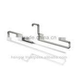 Hairline Finished Stainless Steel Plate Pants Hanger for Clothing Manufacturer