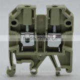 UK SAK Type 1.5-150mm Feed through electrical terminal block SAK4 Screw Din Rail