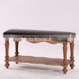 TDH-522-1 QVB JIANDE TONGDA American style stool long footstool beach chair antique footstoolwildom home thomas ottomans