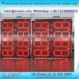 Los Angeles USA Led Digital Gas Price Changer 8.8 8 9 & 8.88 9/10 (20 Inch ) R/W/Y/W/B Color thumbnail-2