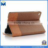Good Quality Cross Pattern Book Style Folio Leather Case for IPad Pro thumbnail-3