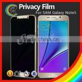 High Quality for Samsung Galaxy Note 5 Switchable Privacy Glass Film
