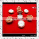 Fashion Garment Accessory Red Fabric Covered Buttons