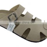 high quality cool design cork sandals for men, comfortable cork shoes