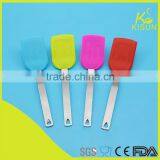 Various Color Silicone Turner Pancake Shovel With Stainless Steel Handle