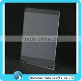 Wall Mounted Acrylic Selling Poster Holders, Clear Wall Poster Holder