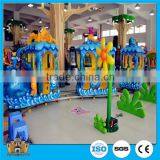 Fiberglass Sea Animation Kids Rides Electric Animal Train Rides Ocean Tourist Train Sale thumbnail-4