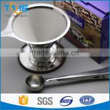 stainless steel pour over stainless filter coffee dripper