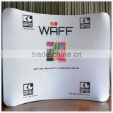 2016 Hot Saled Custom Pop up Fabric Store Tube Wall Display Stand