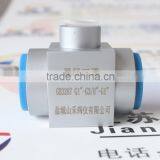 stainless steel female thread reducer tee union