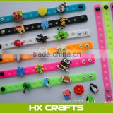 Silicone Bracelets/Wristband for shoe charms