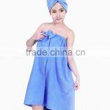 Lady Blue Hotel Waffle Bathrobe thumbnail-2