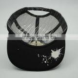 Customized Flat Bill Hip Pop Fashion Black 3d Embroidery Snapback Cap thumbnail-6