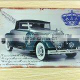Advertising Decorative Embossed Metal Tin Plaqe Vintgae Retro Wall Tin Plaque thumbnail-1