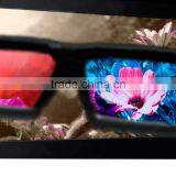 Kawachi Professional Resin Frame 3D Glasses Anaglyph Glasses for Movie Game-Red & Cyan thumbnail-4